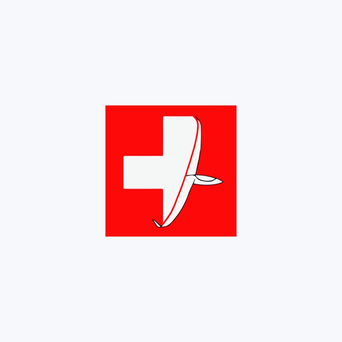 Swiss Sailplane logo on a clean studio background (tote bag product tile)